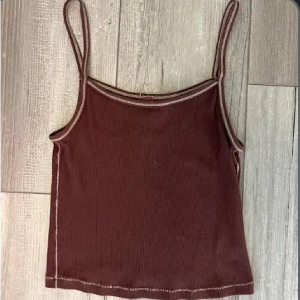 SKIMS Chocolate Brown Camisole Top